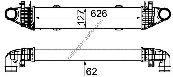 BEHR CI 359 000S | MERCEDES W204-212 TURBO RADYATÖRÜ