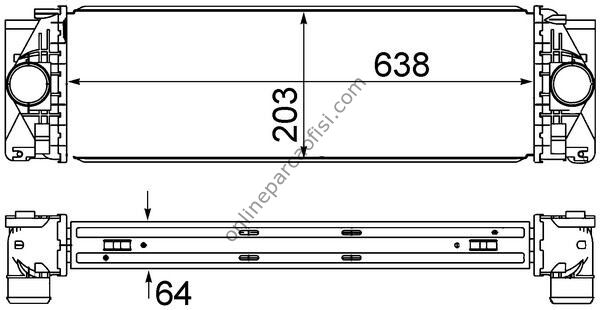 BEHR CI 369 000S | MERCEDES W906 SPRINTER-CRAFTER TURBO RADYATÖRÜ
