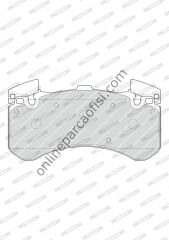 FERODO FDB4468 | VW A6-A8 FREN BALATASI ÖN