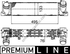 BEHR BHR CI 393 000P | BMW F20-F20 LCI-F21-F21 LCI-F22-F22 LCI-F23-F23 LCI-F30-F30 LCI-F31-F31 LCI-F34- GT TURBO RADYATÖRÜ