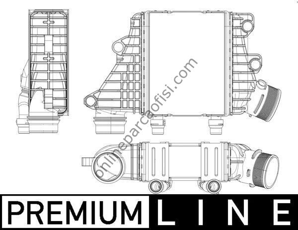 BEHR CI 412 000P | BMW LAND ROVER DISCOVERY SPORT EVOQUE TURBO RADYATÖRÜ