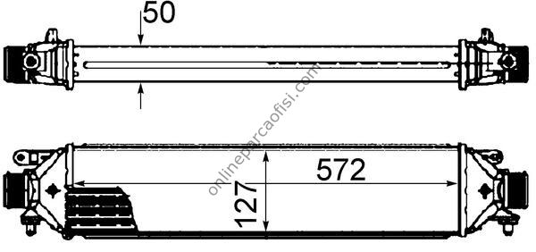 BEHR CI 427 000S | FIAT DOBLO III/COMBO/GIULETTA/BRAVO TURBO RADYATÖRÜ