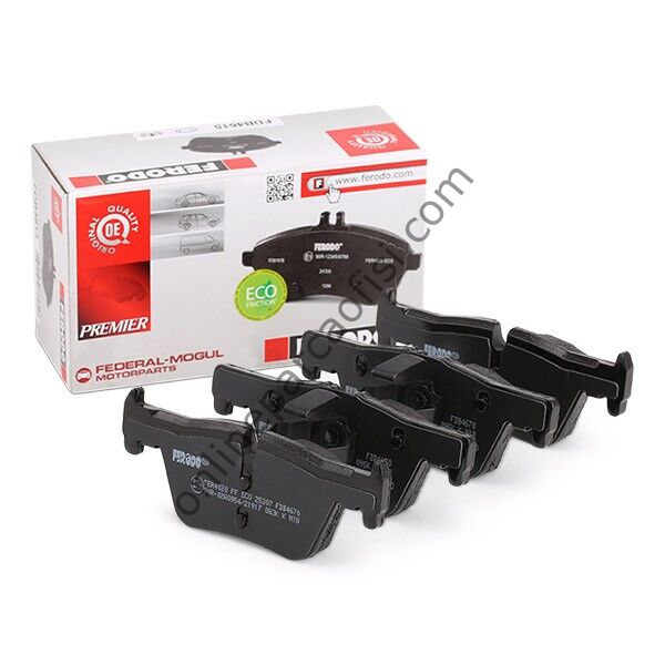 FERODO FDB4670 | BMW F20-F20 LCI-F21-F21 LCI-F22-F22 LCI-F23-F23 LCI-F30-F30 LCI-F31-F31 LCI-F34 GT-F34 GT LCI-4F32-F32 LCI-F33-F33 LCI-F36-F36 GRAN COUPE -F36 LCI FREN BALATASI ARKA