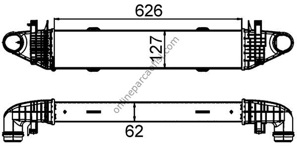 BEHR CI 428 000S | MERCEDES W204-207-212 TURBO RADYATÖRÜ