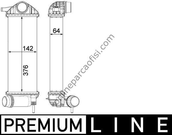 BEHR BHR CI 477 000P | RENAULT KANGOO III/ MERCEDES TURBO RADYATÖRÜ
