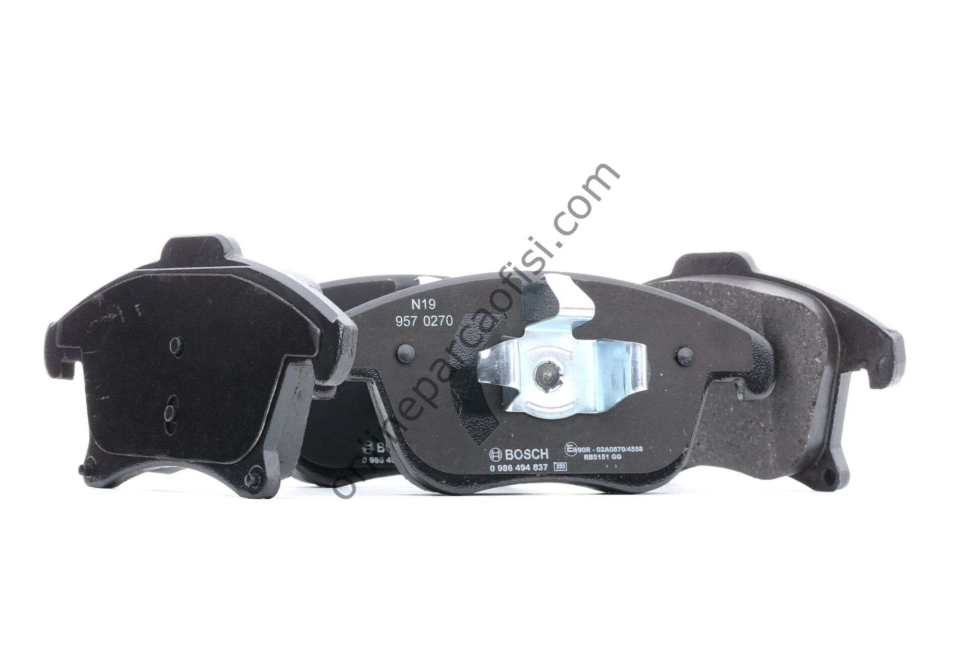 BOSCH 0986494837 | FORD MONDEO/S-MAX/GALAXY FREN BALATASI ÖN