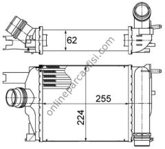 BEHR CI 497 000S | RENAULT CLIO IV/CAPTUR/DOKKER/DUSTER/LOGAN II MCVCLIO M TURBO RADYATÖRÜ