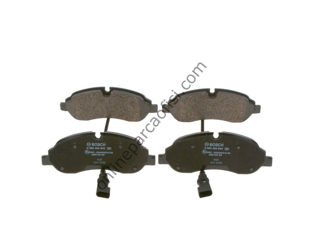 BOSCH 0986494845 | FORD TRANSIT V-362/63 FREN BALATASI ÖN