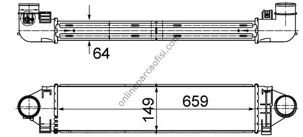 BEHR CI 499 000S | BMW LAND ROVER RANGE EVOQUE TURBO RADYATÖRÜ