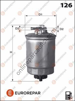 EUROREPAR 1643628880 | VW PASSAT-A4-A6 YAKIT FILTRESI