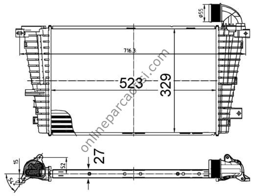 BEHR CI 513 000S | OPEL ASTRA H TURBO RADYATÖRÜ