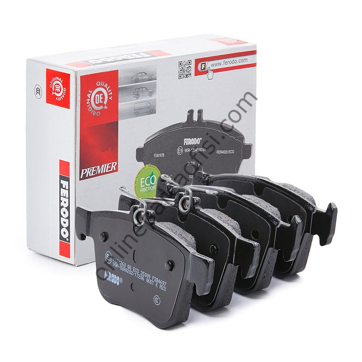 FERODO FDB4697 | VW GOLF7-A3-LEON-PASSAT FREN BALATASI ARKA