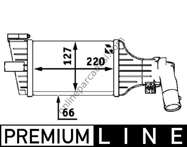 BEHR CI 55 000P | OPEL ASTRA G ZAFIRA A TURBO RADYATÖRÜ