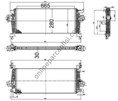 BEHR CI 515 000S | OPEL ASTRA J INSIGNIA A CASCADA-ZAFIRA C TURBO RADYATÖRÜ