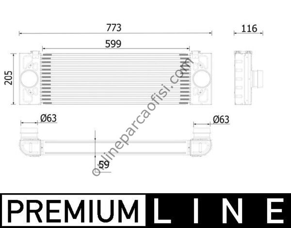 BEHR CI 543 000P | FORD TRANSIT V-347 TURBO RADYATÖRÜ