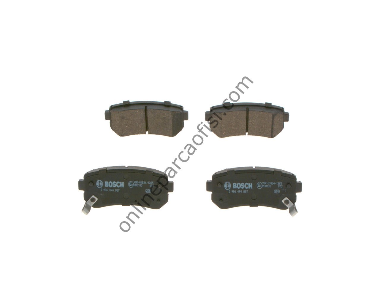 BOSCH 0986494887 | KORE ACCENT ERA/I20/I30/IX35/TUCSON/SPORTAGE FREN BALATASI ARKA