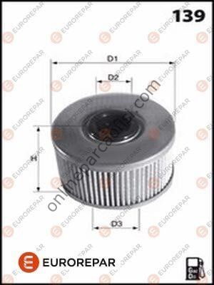 EUROREPAR 1643630880 | OPEL CORSA C COMBO ASTRA G H VECTRA B OMEGA ZAFIRA A MERIVA YAKIT FILTRESI