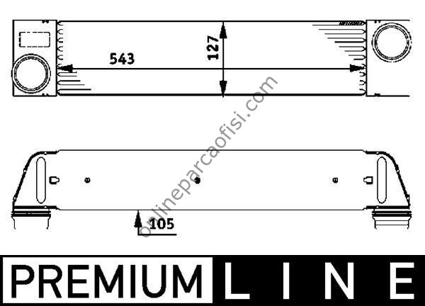 BEHR CI 75 000P | BMW E65 TURBO RADYATÖRÜ