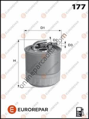 EUROREPAR 1643631180 | MERCEDES W169-W204-W212-W221 YAKIT FILTRESI