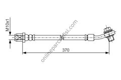 BOSCH BCH 1987481A42 | MERCEDES W205-213-238GLC253-257-290 FREN HORTUMU ARKA