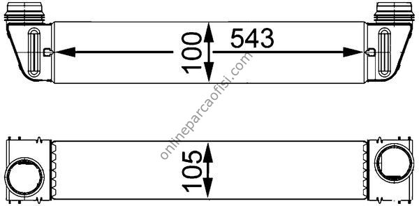 BEHR CI 79 000S | BMW E60-61 TURBO RADYATÖRÜ