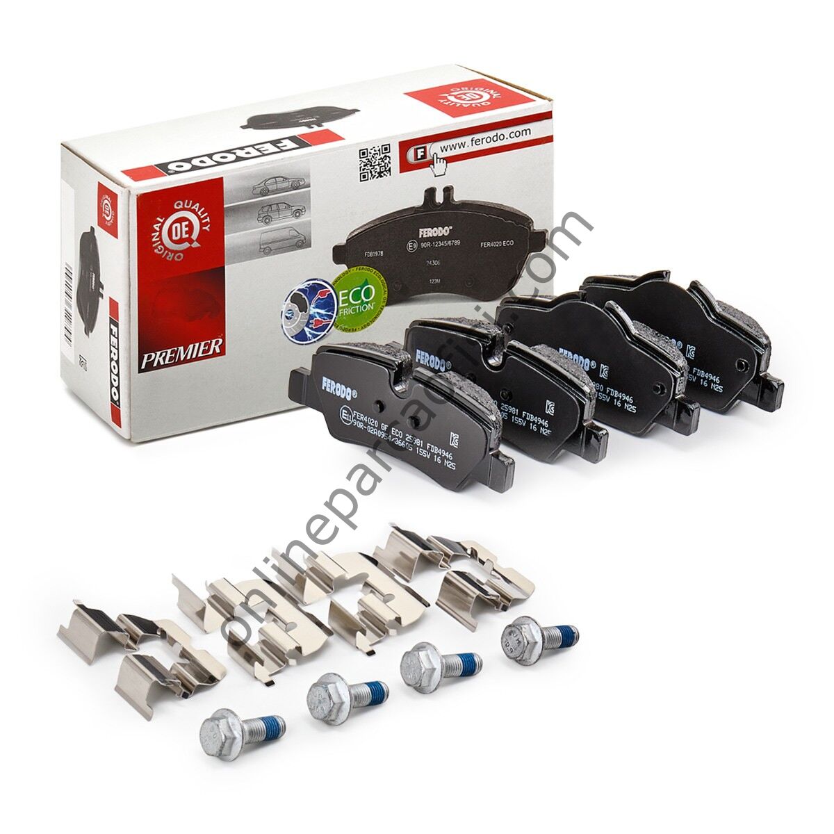 FERODO FDB4946 | BMW MINI F55-F56-F57 FREN BALATASI ARKA