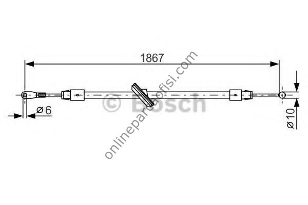 BOSCH BCH 1987482028 | MERCEDES W906 EL FREN TELI ÖN