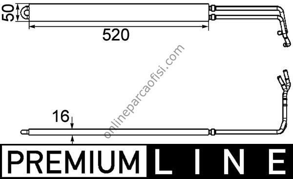 BEHR CLC 103 000P | OPEL INSIGNIA DIREKSIYON YAG SOGUTUCU BORUSU