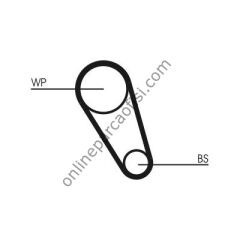 CONTITECH CT 1169WP4 | VW POLO-A1 TRIGER SETI+DEVIRDAIM