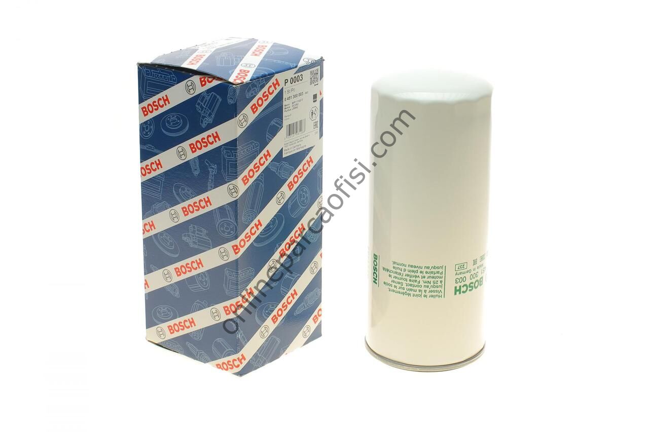 BOSCH 0451300003 | AV CUMMINS, ISUZU, KOMATSU, KRONE, LINDE, MACK, MASSEY FERGUSON, RENAULT TRUCKS, VOLVO YAG FILTRESI