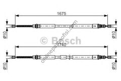 BOSCH 1987482144 | RENAULT ESPACE II EL FREN TELI