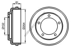 BOSCH 0986477048 | FORD TRANSIT M-12 KAMPANA ARKA