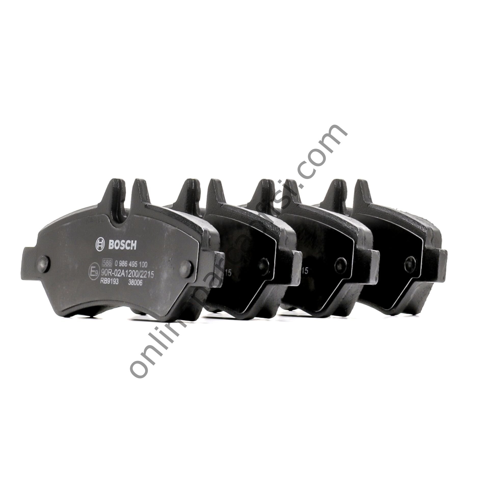 BOSCH 0986495100 | MERCEDES W906 SPRINTER-CRAFTER FREN BALATASI ARKA