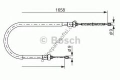 BOSCH 1987482234 | RENAULT SANDERO EL FREN TELI ARKA