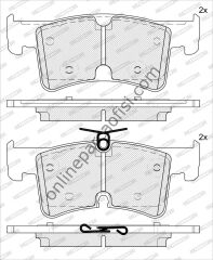 FERODO FDB5556 | VW T7 FREN BALATASI ARKA