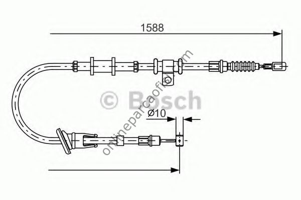 BOSCH 1987482245 | JAPON CARISMA (DA) EL FREN TELI ARKA SOL