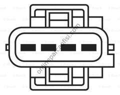 BOSCH 0258003717 | PSA 106/306/406 OKSIJEN SENSÖRÜ