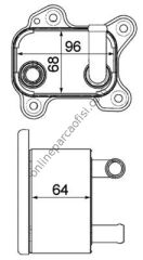 BEHR CLC 183 000P | OPEL ASTRA H J CORSA D MOKKA ZAFIRA B YAG SOGUTUCUSU