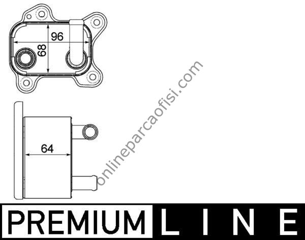 BEHR CLC 183 000P | OPEL ASTRA H J CORSA D MOKKA ZAFIRA B YAG SOGUTUCUSU