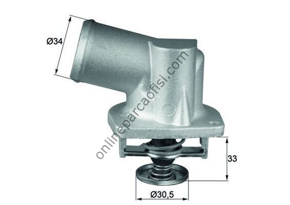 BEHR-T TI13292D | OPEL ASTRA F CORSA B VECTRA TERMOSTAT