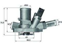 BEHR-T BH TI14780 | FIAT G.PUNTO-LINEA-BRAVO II-ALFA ROMEO MITO TERMOSTAT