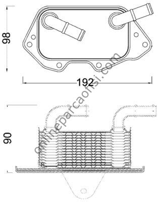 BEHR CLC 186 000S | VW A4-A5-A6-Q7-TOUAREG YAG SOGUTUCUSU