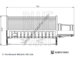 BLUE PRINT ADBP210093 | BMW RANGE ROVER DISCOVERY IV-V DEFENDER VAN YAG FILTRESI