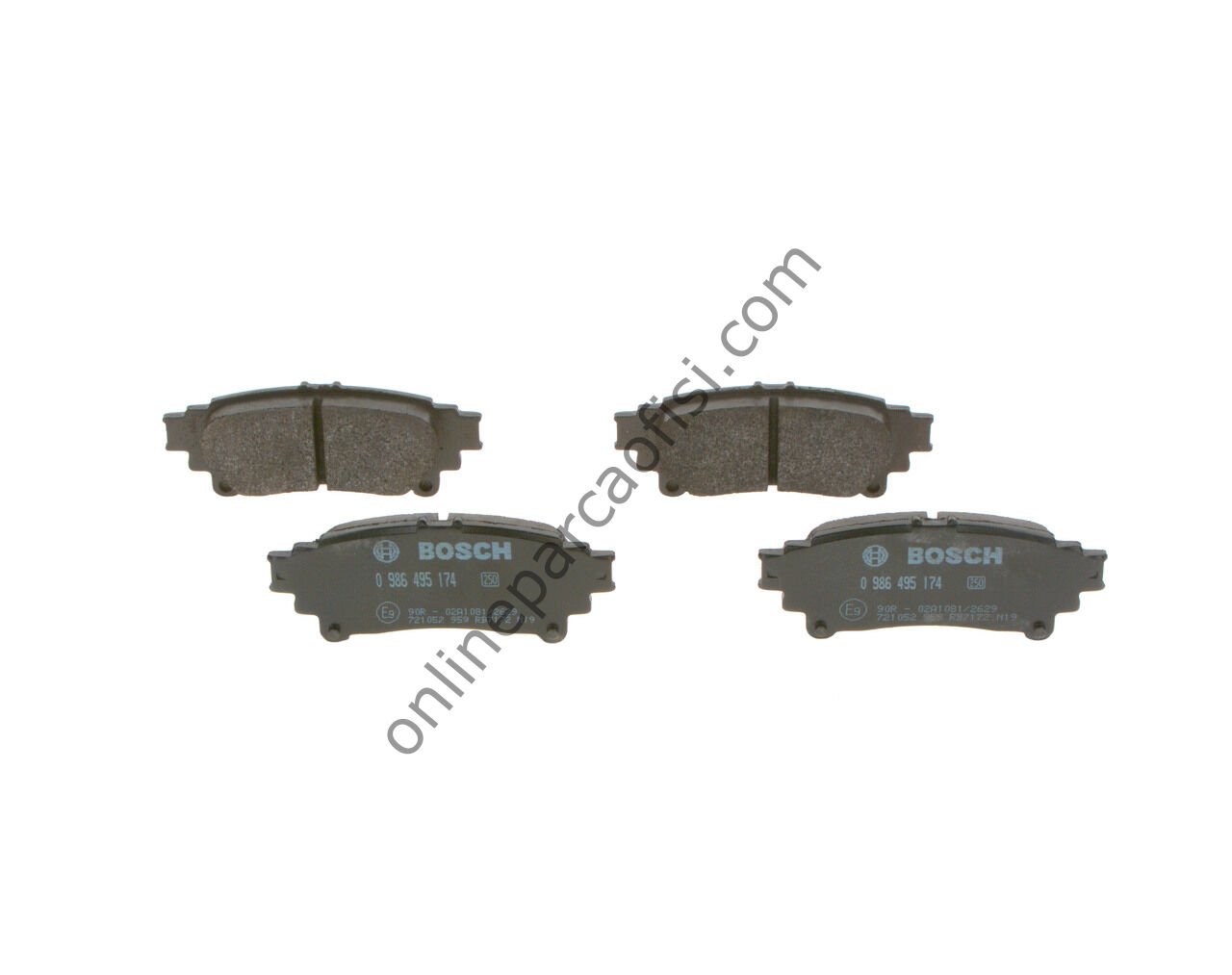 BOSCH 0986495174 | JAPON IS (E3) 250/300H FREN BALATASI ARKA