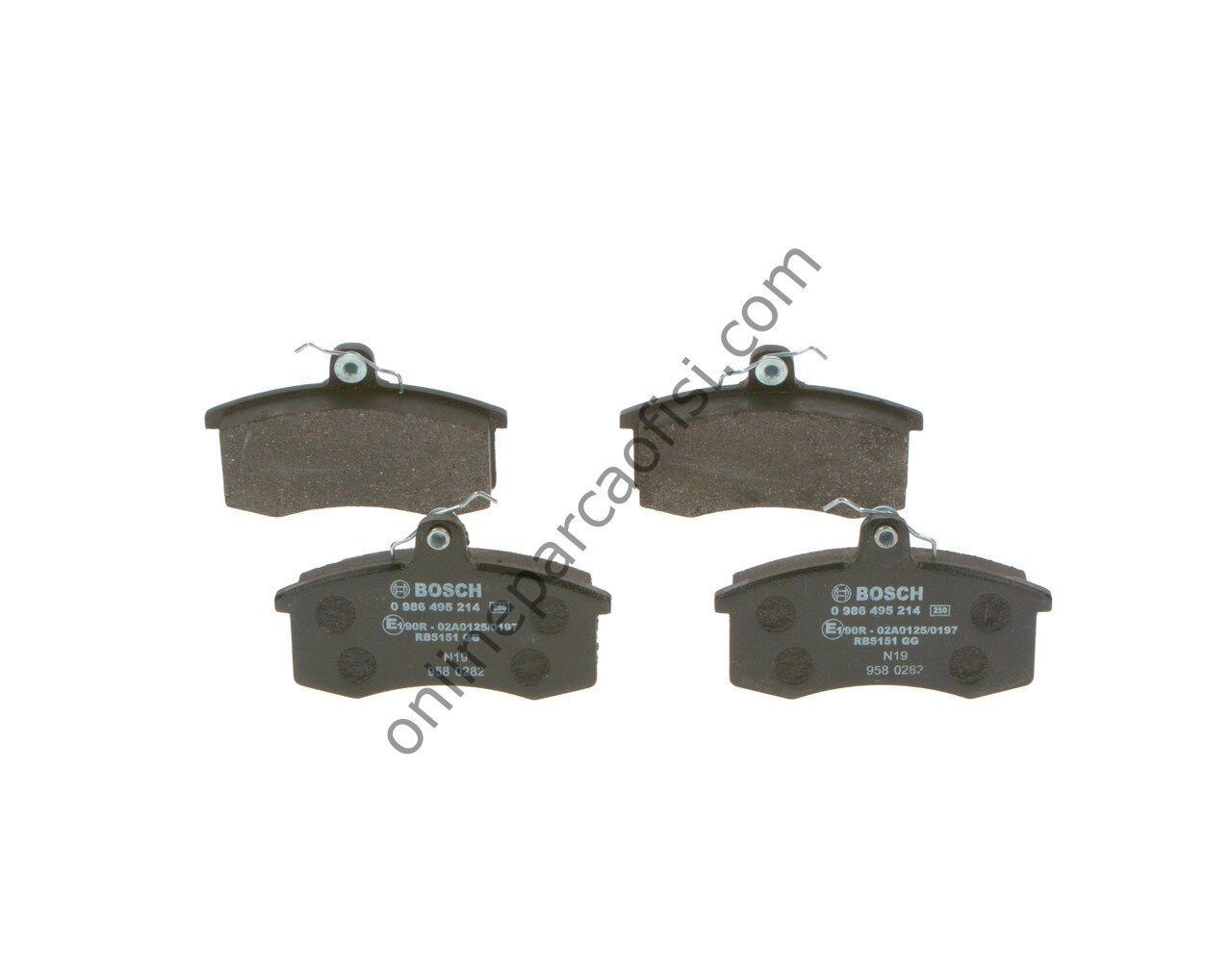 BOSCH 0986495214 | FIAT SAMARA FREN BALATASI ÖN