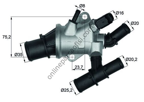 BEHR-T TI16288 | FIAT BRAVO-MAREA-ALFA 156 TERMOSTAT