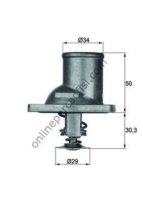 BEHR-T TI192 | OPEL VECTRA A OMEGA A-B TERMOSTAT