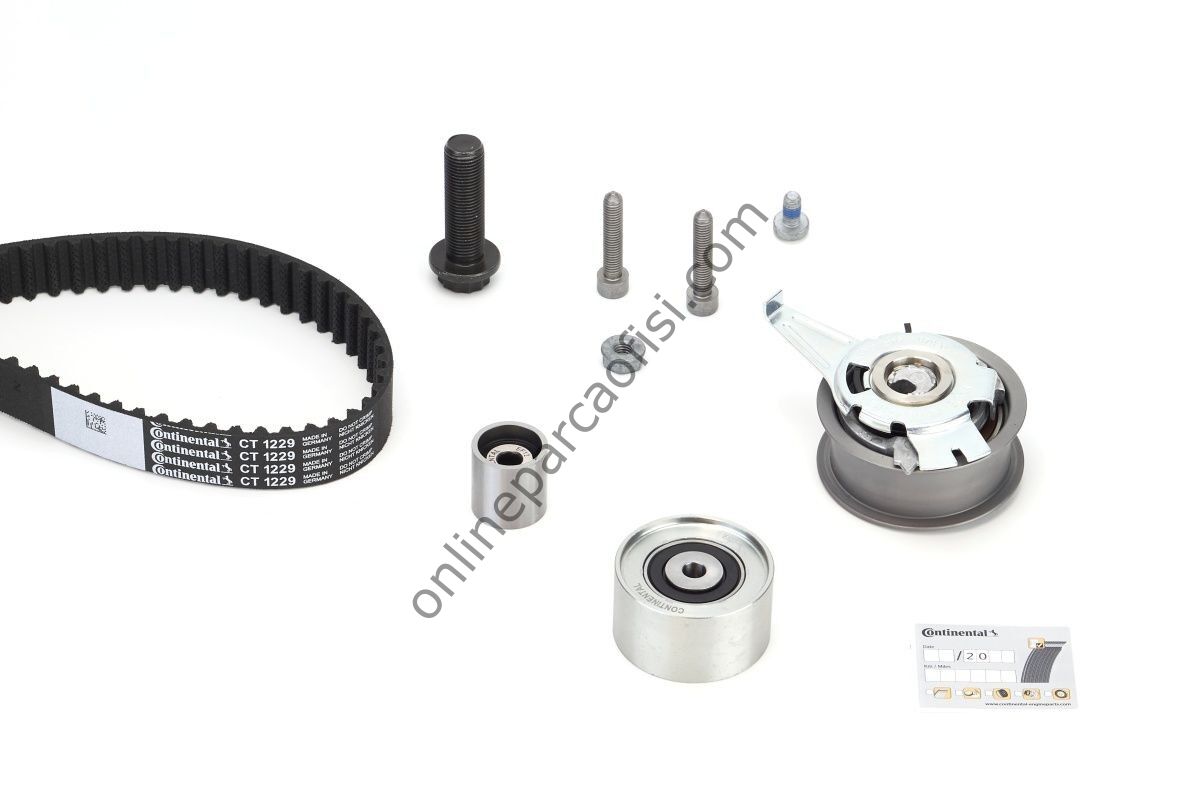 CONTITECH CT 1229K1 | VW CADDY-PASSAT-TIGUAN-A3-A4-A5 TRIGER SETI