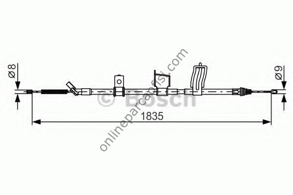 BOSCH 1987482341 | JAPON EL FREN TELI