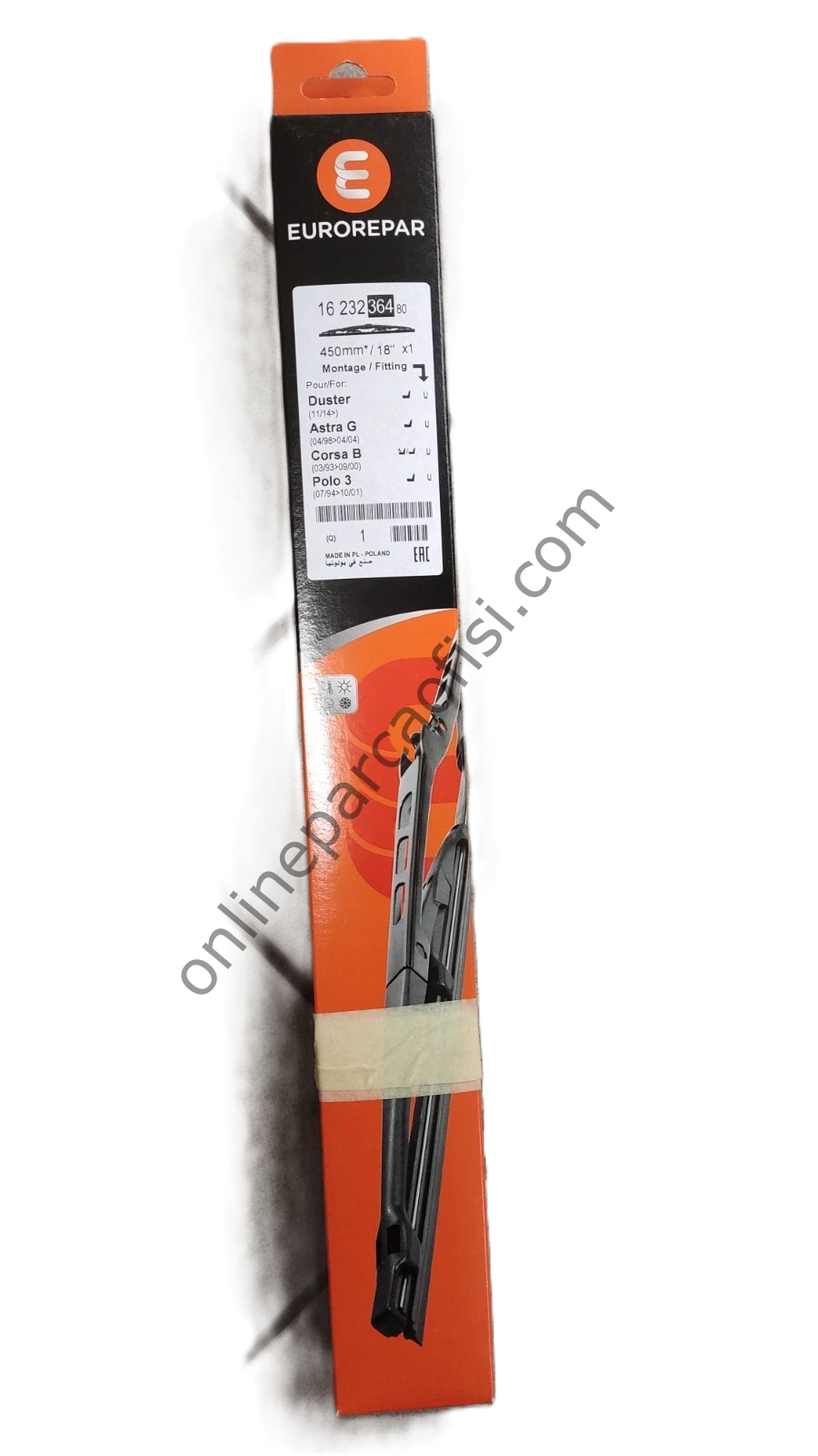 EUROREPAR 1623236480 | OPEL LACETTI SILECEK SÜPÜRGESI ARKA